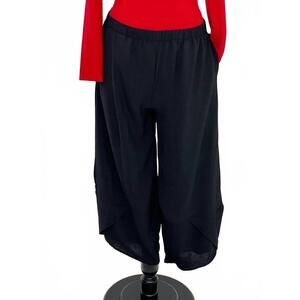 NEW SYDNEY PROJECT women's powerful wide leg pants in navy